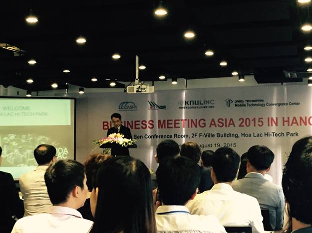 Viện VIDS tham dự hội nghị giao thương các khu công nghệ cao châu Á 2015
